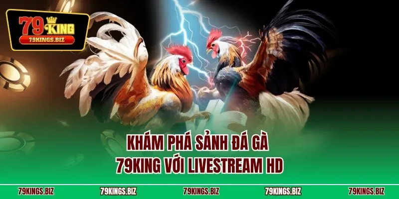 Khám phá sảnh đá gà 79KING với livestream HD 