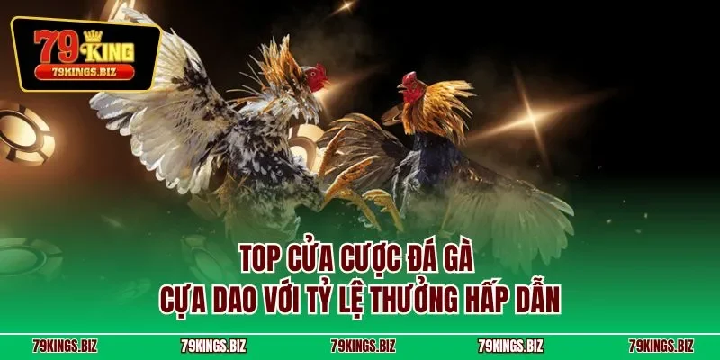 Top cửa cược đá gà cựa dao với tỷ lệ thưởng hấp dẫn
